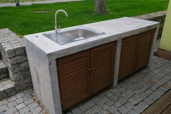Exterior Cabinet Installation in Palestine